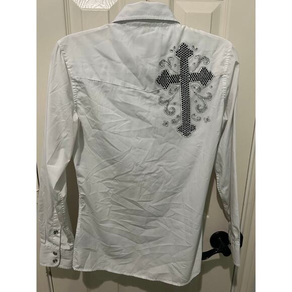 Cowgirl Hardware Button Up Size Small - Picture 1 of 8